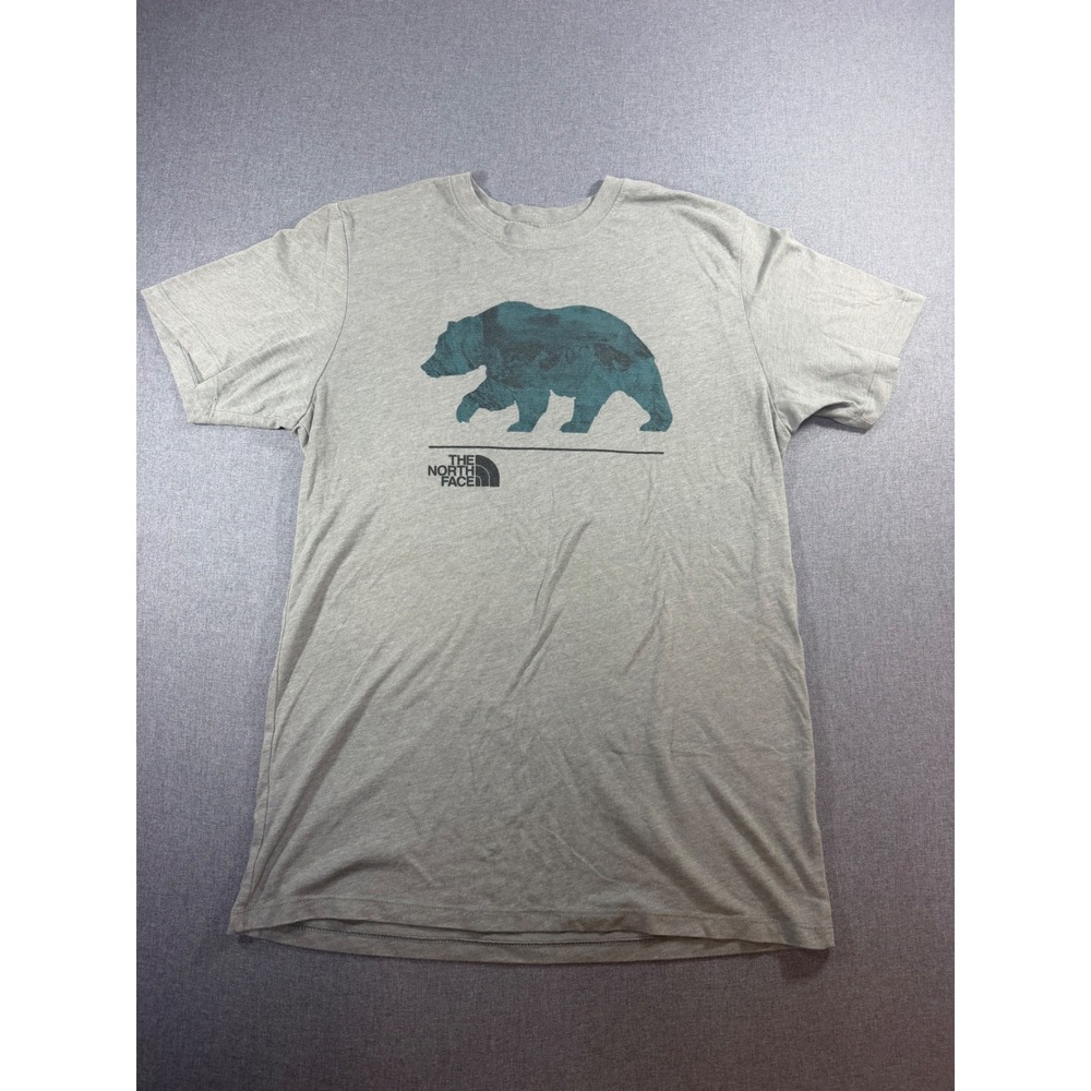 The North Face Mens Bear Mountain Graphic T-Shirt Heather Grey Medium
